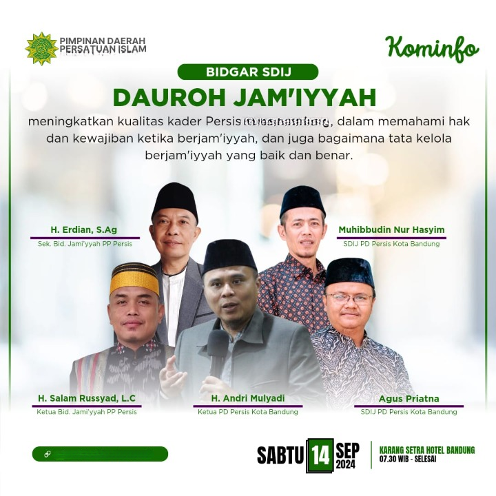 Dauroh Jamiyyah SDIJ PD PERSIS Provinsi Kalimantan Selatan